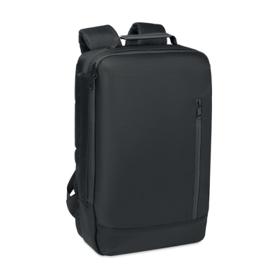 Picture of 15 INCH LAPTOP JACQUARD BACKPACK RUCKSACK in Black