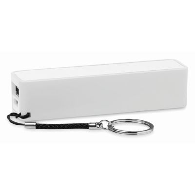 Picture of SLIM POWER BANK 2200 MAH -22 in White.