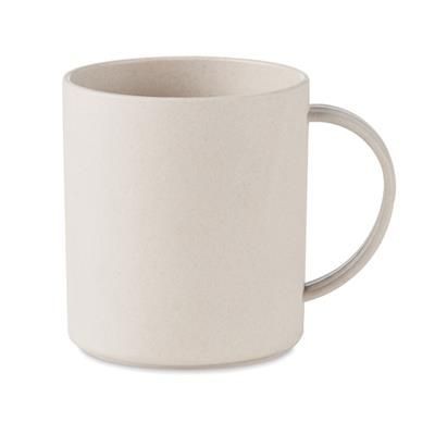 Picture of SINGLE WALL MUG MADE OF 20% BAMBOO FIBRE AND 80% PLA CORN