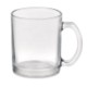 Picture of GLASS SUBLIMATION MUG 300ML in White