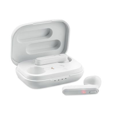 Picture of TWS EARBUDS with Charger Base in White