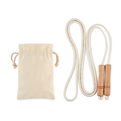 Picture of COTTON SKIPPING ROPE in Brown.
