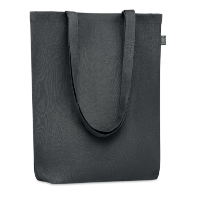 Picture of SHOPPER TOTE BAG in Hemp 200 Gr & M² in Black.