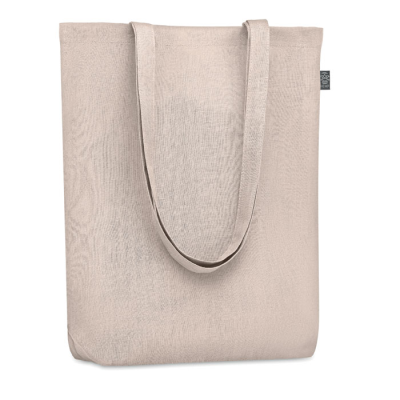 Picture of SHOPPER TOTE BAG in Hemp 200 Gr & M² in Beige