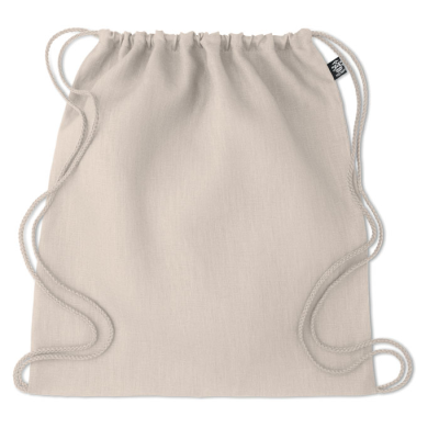 Picture of HEMP DRAWSTRING BAG 200 GR & M² in Beige