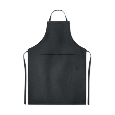 Picture of HEMP ADJUSTABLE APRON 200 GR & M² in Black.