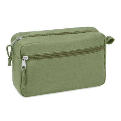 Picture of HEMP WASH BAG HEMP 200 GR & M² in Green