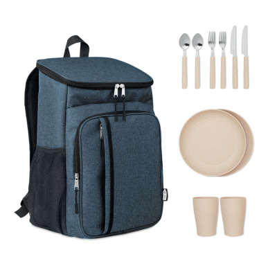 Picture of OUTDOOR COOL BAG 600D RPET in Blue