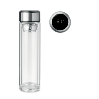 Picture of BOTTLE with Touch Thermometer in White