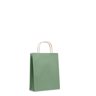 Picture of SMALL GIFT PAPER BAG 90G in Green.