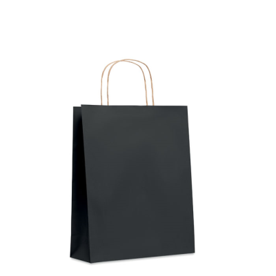 Picture of MEDIUM GIFT PAPER BAG 90 GR & M² in Black
