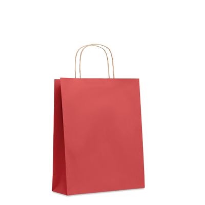 Picture of MEDIUM GIFT PAPER BAG 90 GR & M² in Red