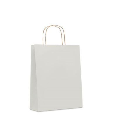 Picture of MEDIUM GIFT PAPER BAG 90 GR & M² in White