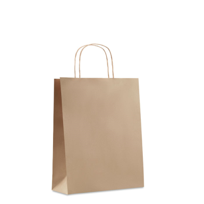 Picture of MEDIUM GIFT PAPER BAG 90 GR & M² in Beige