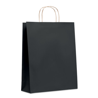 Picture of LARGE GIFT PAPER BAG 90 GR & M² in Black