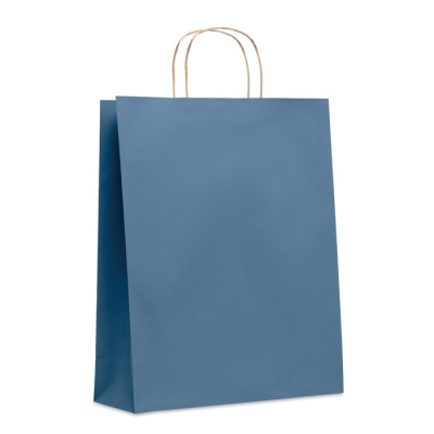 Picture of LARGE GIFT PAPER BAG 90 GR & M² in Blue