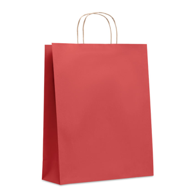 Picture of LARGE GIFT PAPER BAG 90 GR & M² in Red