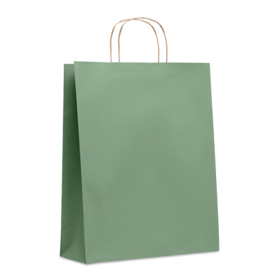 Picture of LARGE GIFT PAPER BAG 90 GR & M² in Green.