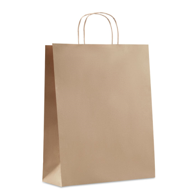 Picture of LARGE GIFT PAPER BAG 90 GR & M² in Beige