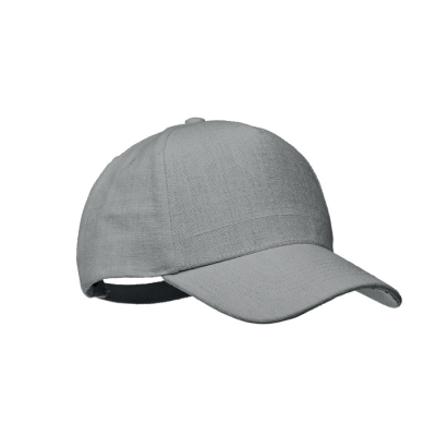 Picture of HEMP BASEBALL CAP 370 GR & M² in Grey.