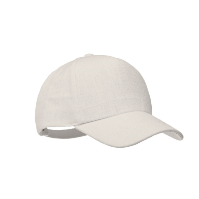 Picture of HEMP BASEBALL CAP 370 GR & M² in Beige