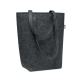 Picture of RPET FELT SHOPPER TOTE BAG in Grey