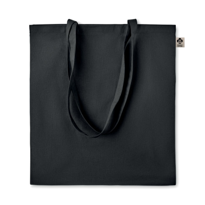 Picture of ORGANIC COTTON SHOPPER TOTE BAG in Black