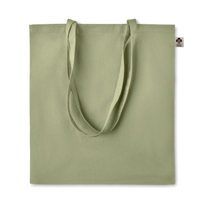 Picture of ORGANIC COTTON SHOPPER TOTE BAG in Green
