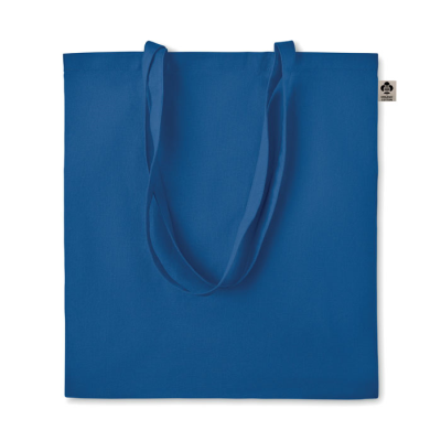 Picture of ORGANIC COTTON SHOPPER TOTE BAG in Royal Blue.