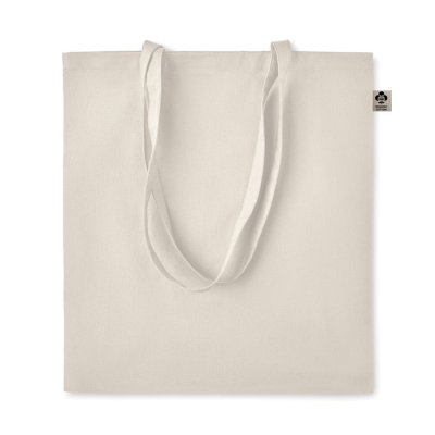 Picture of ORGANIC COTTON SHOPPER TOTE BAG in Brown