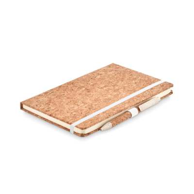 Picture of A5 CORK NOTE BOOK with Pen.