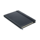 Picture of BONDED LEATHER A5 NOTE BOOK in Black