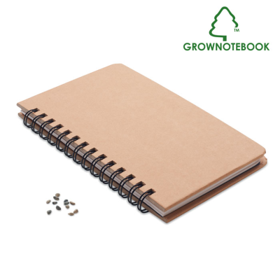 Picture of A5 PINE TREE GROWNOTEBOOK„¢ in Brown.