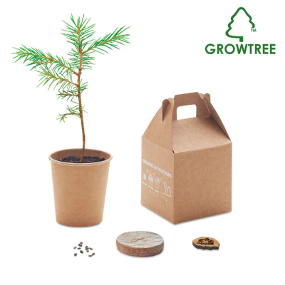 Picture of PINE TREE SET in Brown