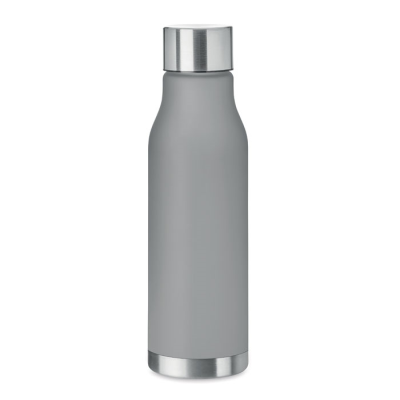 Picture of 600ML RPET BOTTLE with Stainless Steel Cap in Transparent Grey