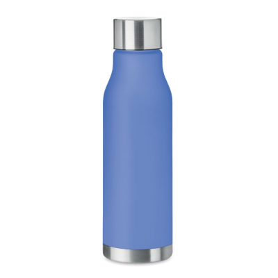 Picture of 600ML RPET BOTTLE with Stainless Steel Cap in Royal Blue.