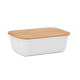 Picture of LUNCH BOX with Bamboo Lid in White