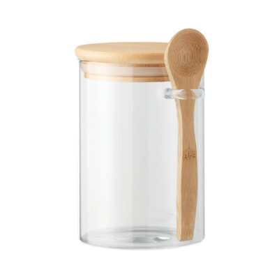 Picture of GLASS JAR with Spoon 600 Ml