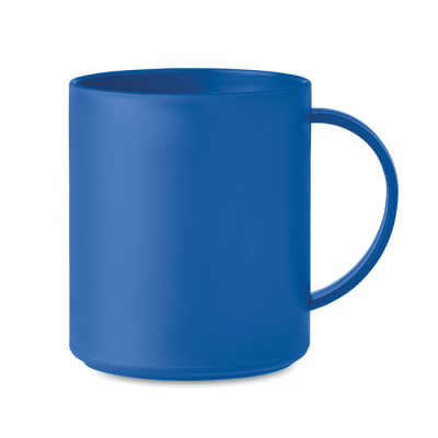 Picture of REUSABLE MUG 300 ML in Blue.