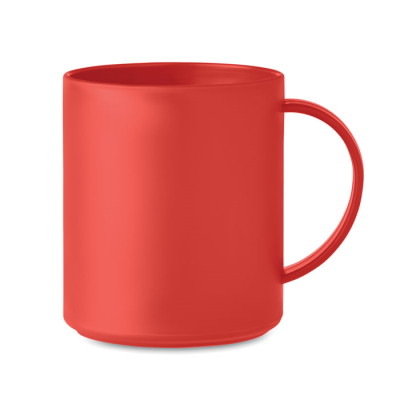 Picture of REUSABLE MUG 300 ML in Red.