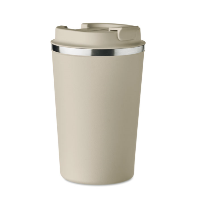 Picture of DOUBLE WALL TUMBLER 350 ML in Brown.