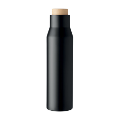 Picture of DOUBLE WALL FLASK 500 ML in Black.