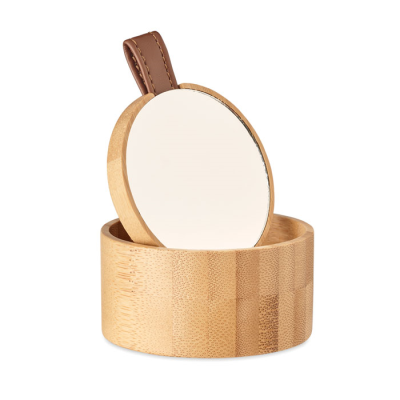 Picture of BAMBOO MIRROR JEWELLERY BOX.