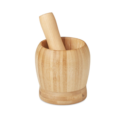 Picture of BAMBOO MORTAR AND PESTLE SET