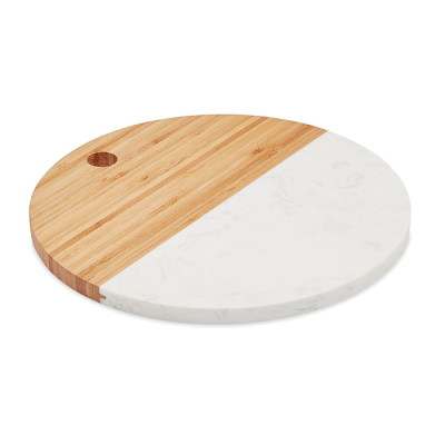 Picture of MARBLE &  BAMBOO SERVING BOARD