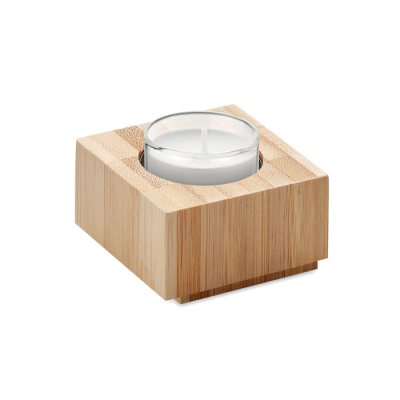 Picture of BAMBOO TEALIGHT HOLDER