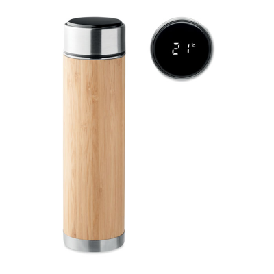 Picture of DOUBLE WALL FLASK 480ML in Wood