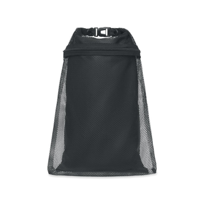 Picture of WATERPROOF BAG 6L with Strap in Black.