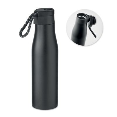 Picture of DOUBLE WALL FLASK 600ML in Black