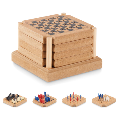 Picture of 4-PIECE COASTER GAME SET